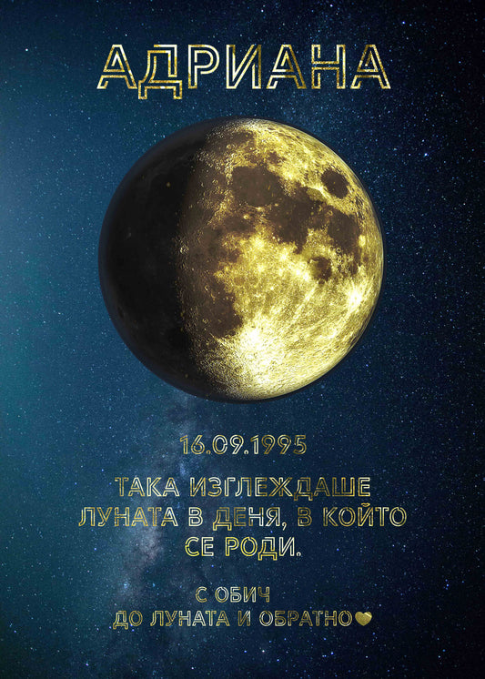 Moonborn LED Poster