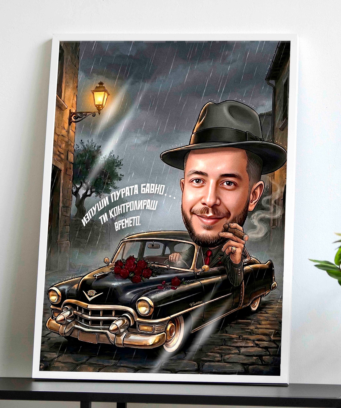 Mafia LED Caricature